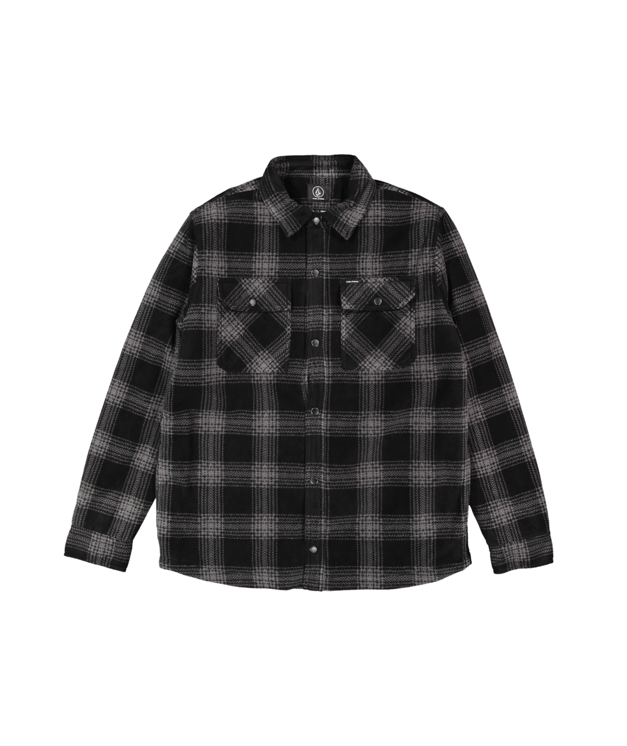 Volcom BOWERED FLEECE LS in DUSK GREY