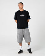 Rusty Gridlock Graphic Tee in BLACK