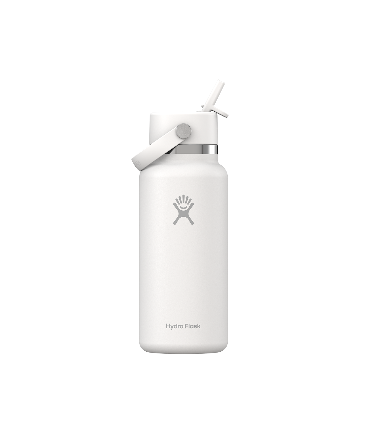 Hydro Flask 32 Oz Wide Flex Straw Cap in White