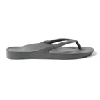 Archies Footwear Arch Support Thongs - Classic - Charcoal in Single