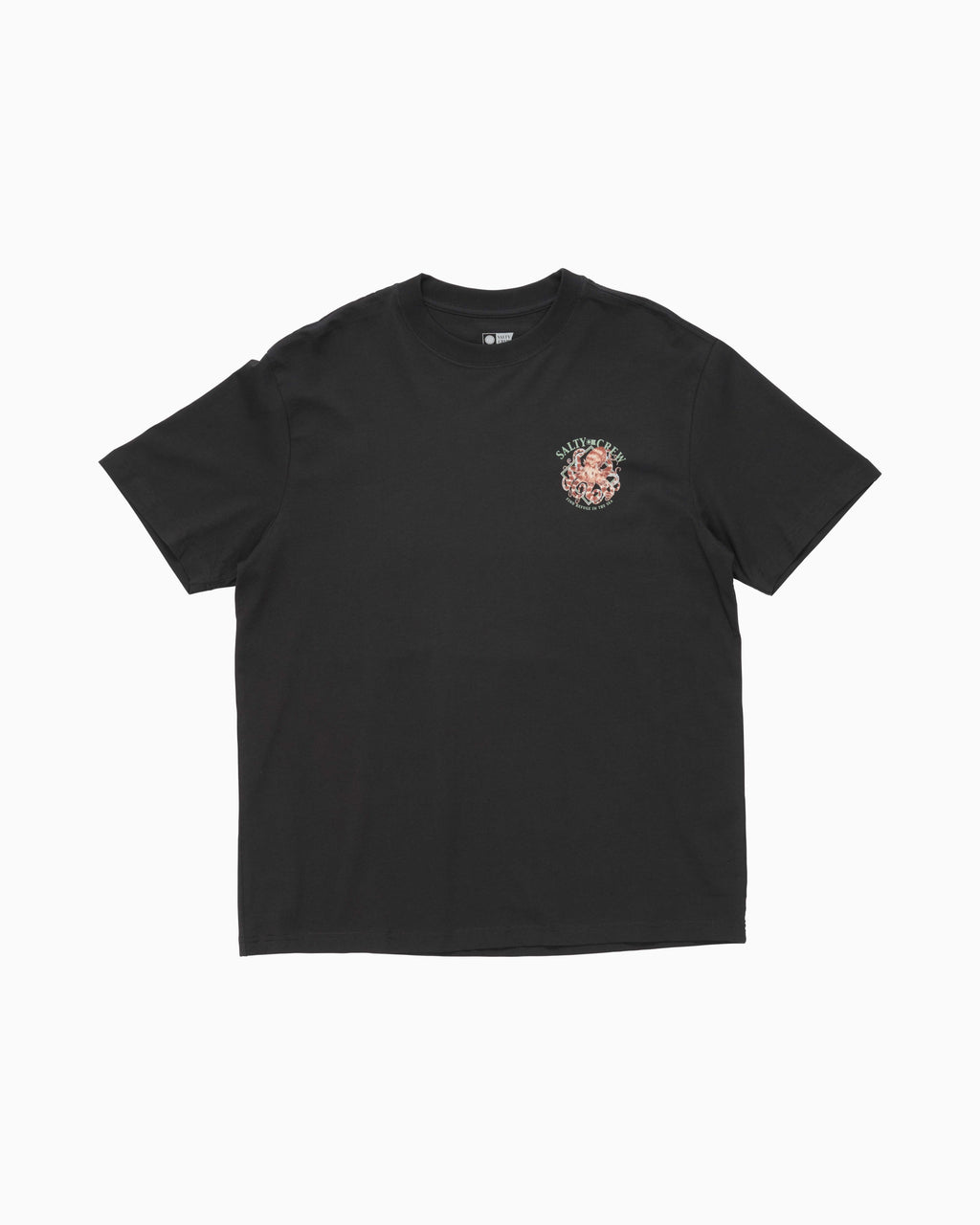 Salty Crew Octopod Classic SS Tee - Vintage Black in VINTAGE BLACK