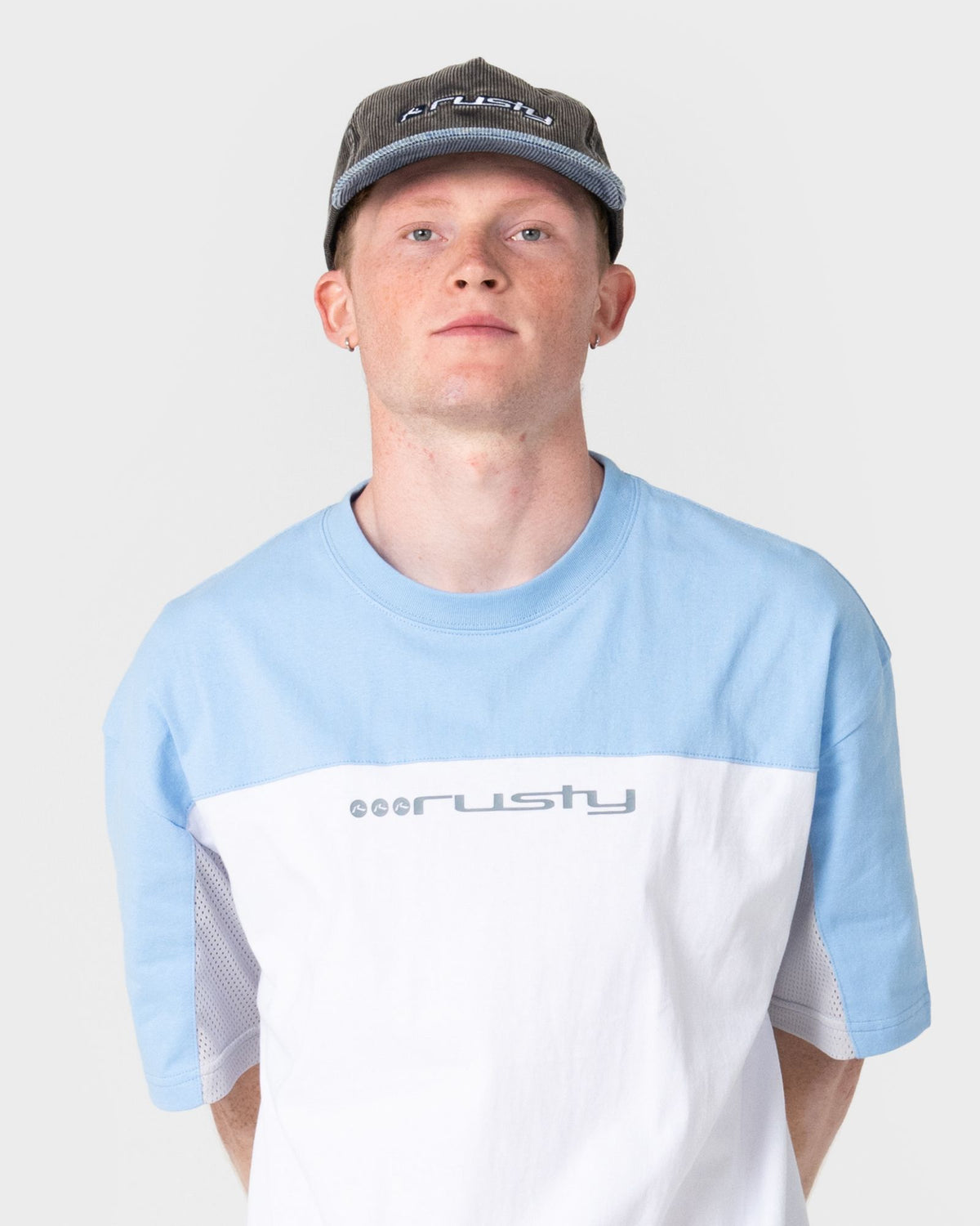 Rusty Flip Daddy Cord Surf Cap 2.0 in STEEL