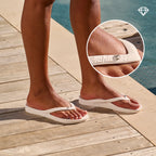 Archies Footwear Arch Support Thongs - Classic - Crystal White