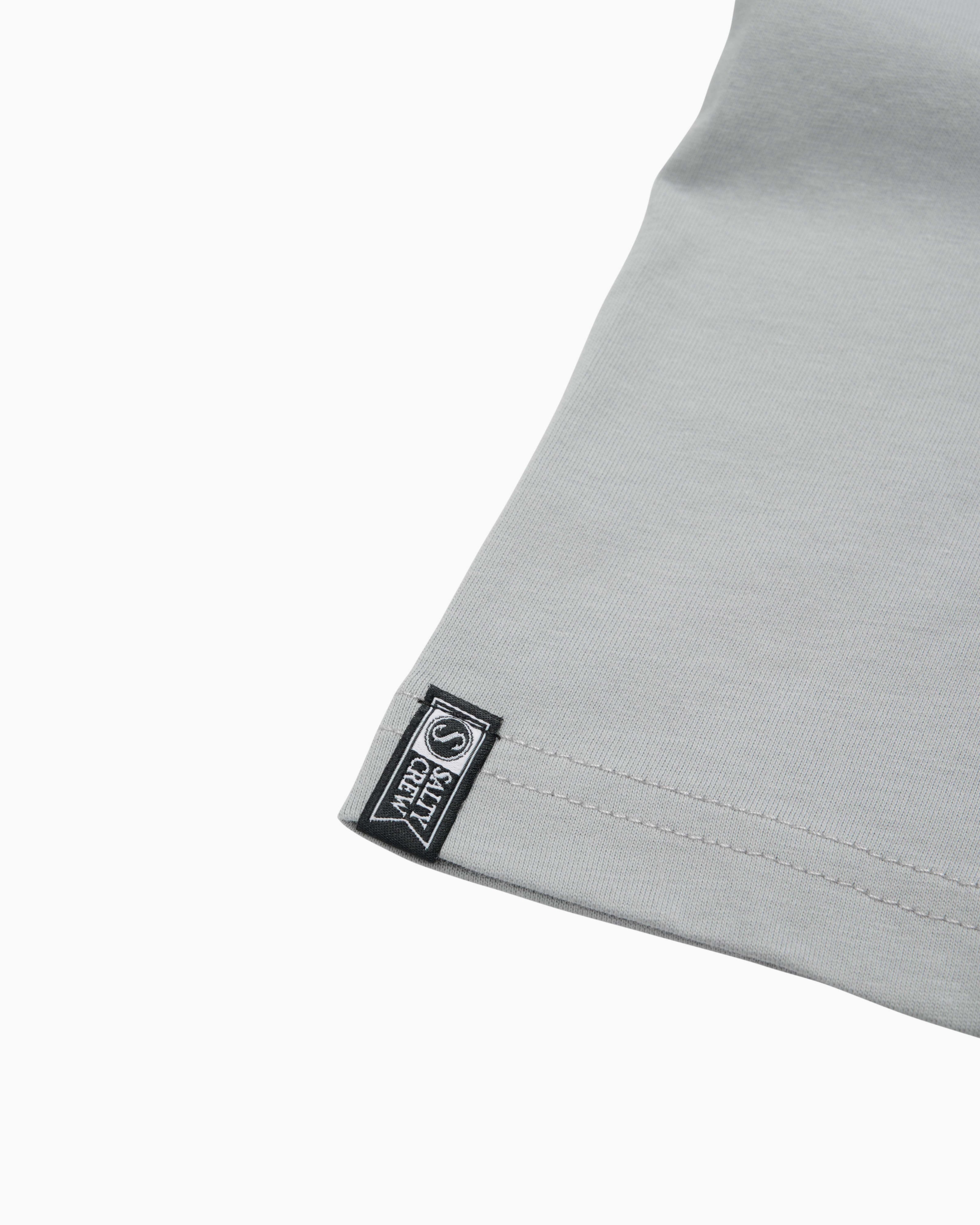 Salty Crew Great White Classic SS Tee - Quarry in QUARRY