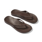 Archies Footwear Arch Support Thongs - Classic - Brown in Single
