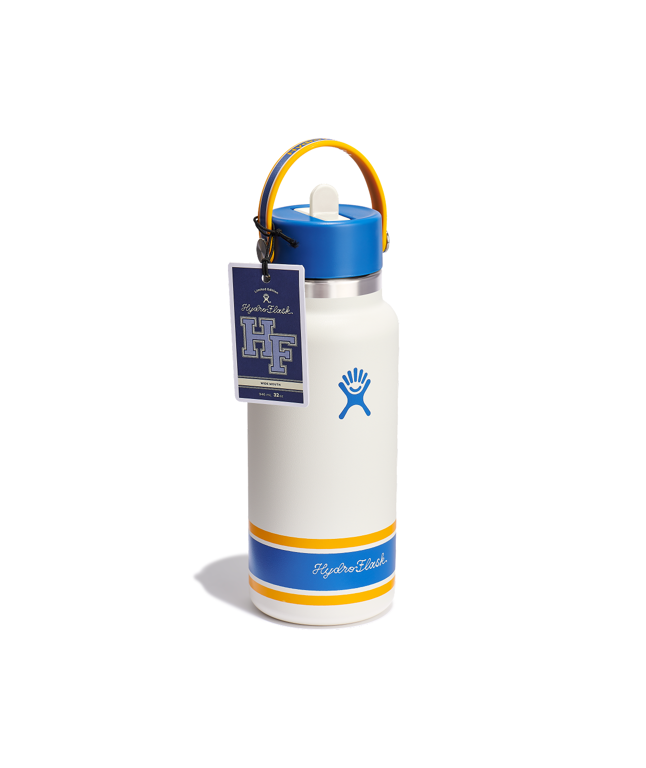 Hydro Flask 32 Oz Wide Flex Straw Cap in Campus Ivory