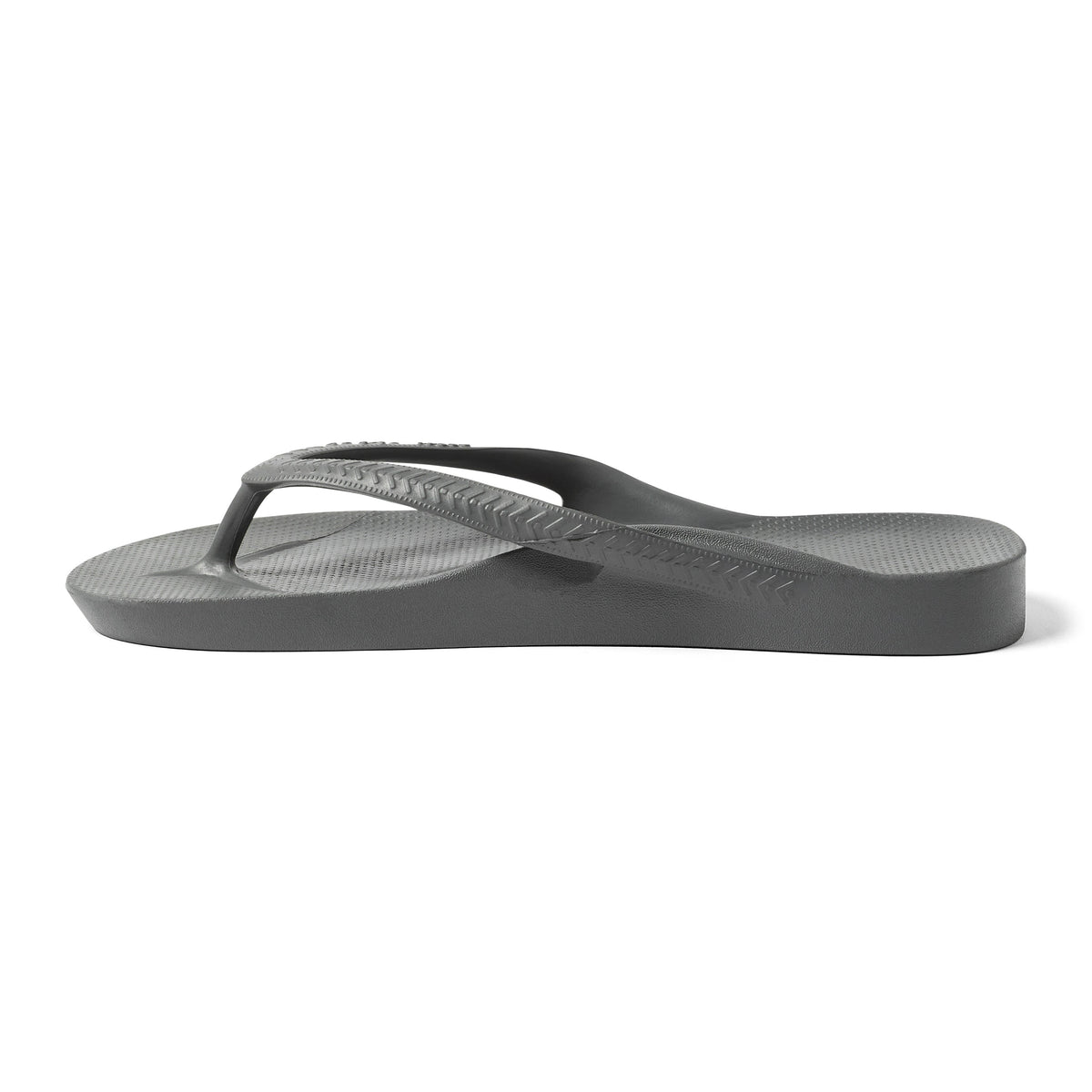 Archies Footwear Arch Support Thongs - Classic - Charcoal in Single