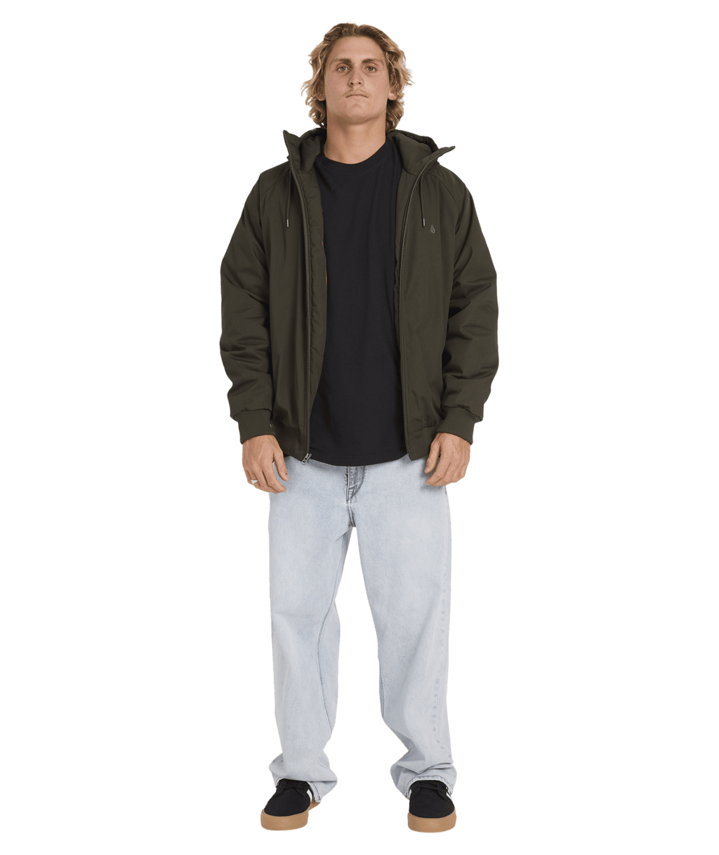 Volcom HERNAN 10K JACKET in RINSED BLACK