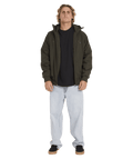 Volcom HERNAN 10K JACKET in RINSED BLACK