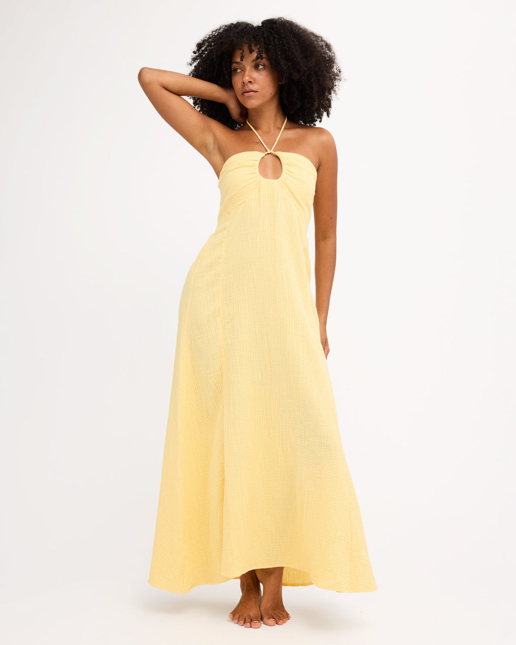 Billabong Womens Sway Away Maxi Dress in SUNLIGHT