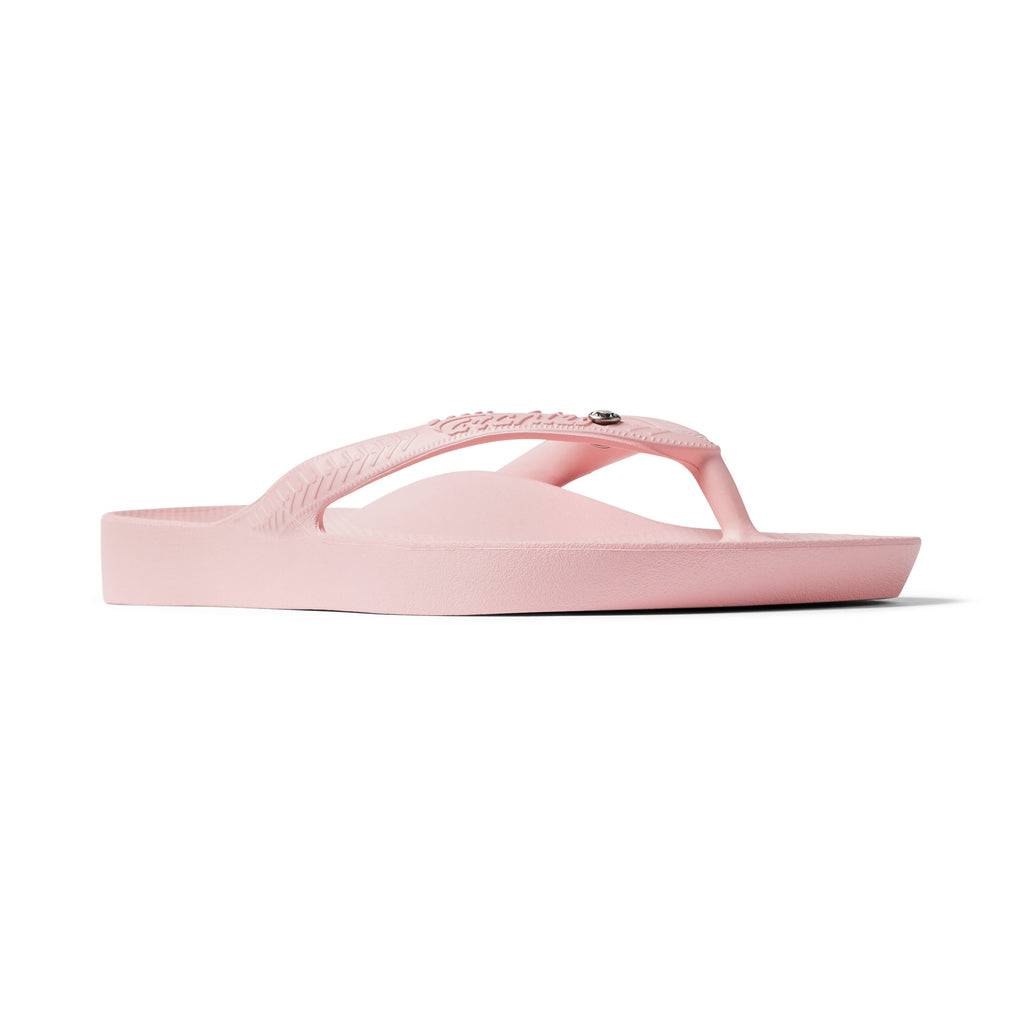 Archies Footwear Arch Support Thongs - Classic - Crystal Pink in Single