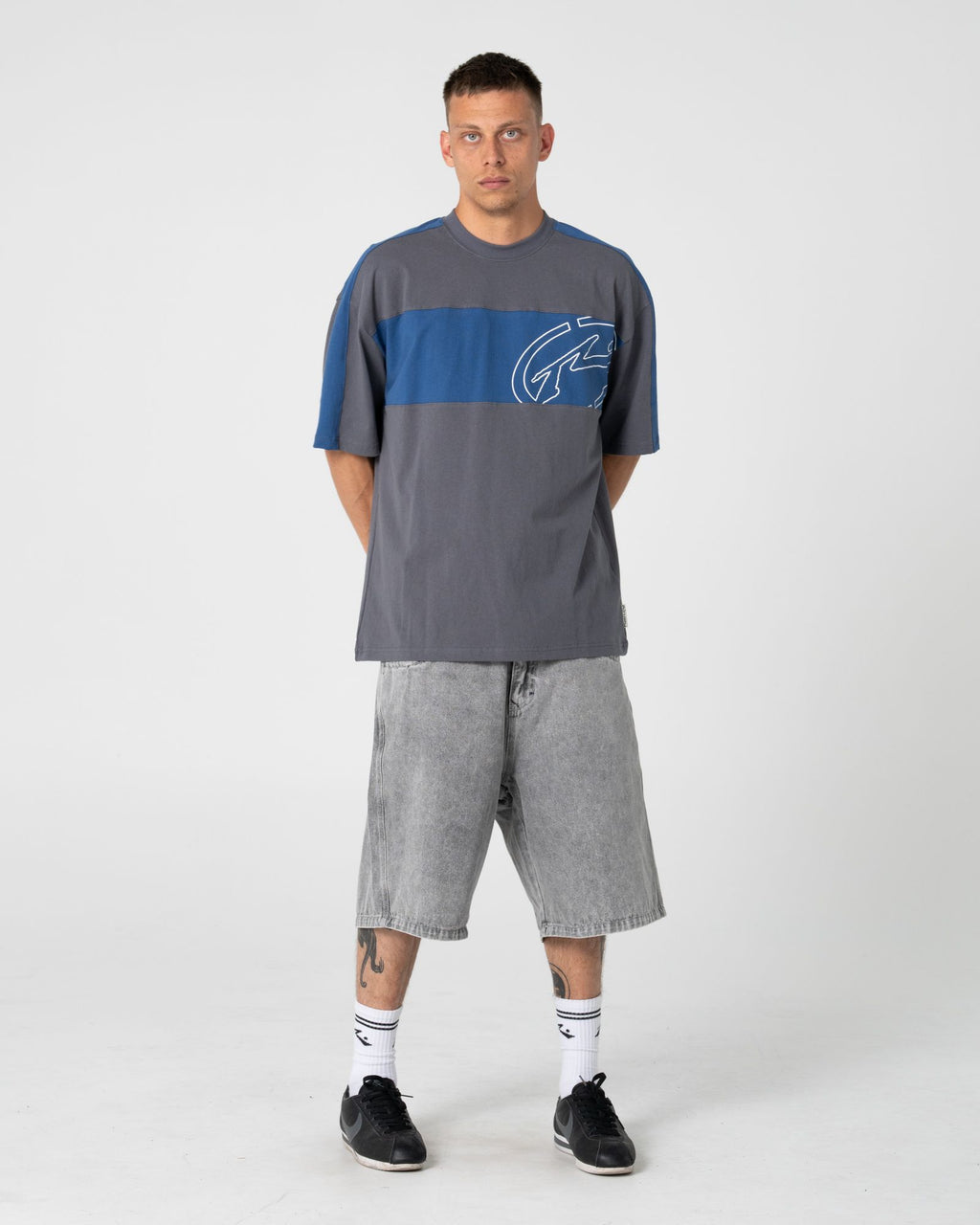 Rusty Turbo 24" Baggy Jort in LONDON SUMMER