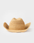 Rusty RYDER COWBOY STRAW HAT in NATURAL