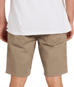 Volcom Solver Lite 5 Pocket Short 19 in BRINDLE