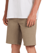 Volcom Solver Lite 5 Pocket Short 19 in BRINDLE