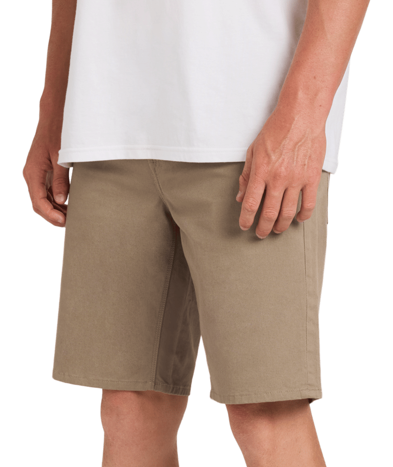 Volcom Solver Lite 5 Pocket Short 19 in BRINDLE