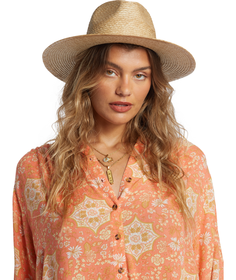 Billabong Seafaring Straw Hat in NATURAL