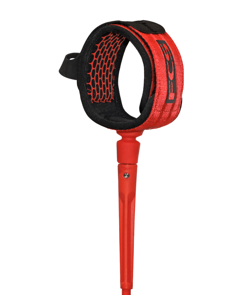 FCS All Round Essential Leash Red 6'0 in Red