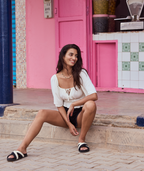 Roxy Syenna in BLACK/CREAM
