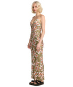 Volcom Psychonic Slippy Dress in LIGHT ARMY