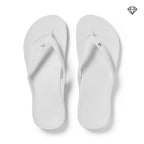 Archies Footwear Arch Support Thongs - Classic - Crystal White