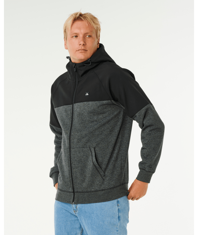 Rip Curl Anti Series Viral Zip Thru in BLACK