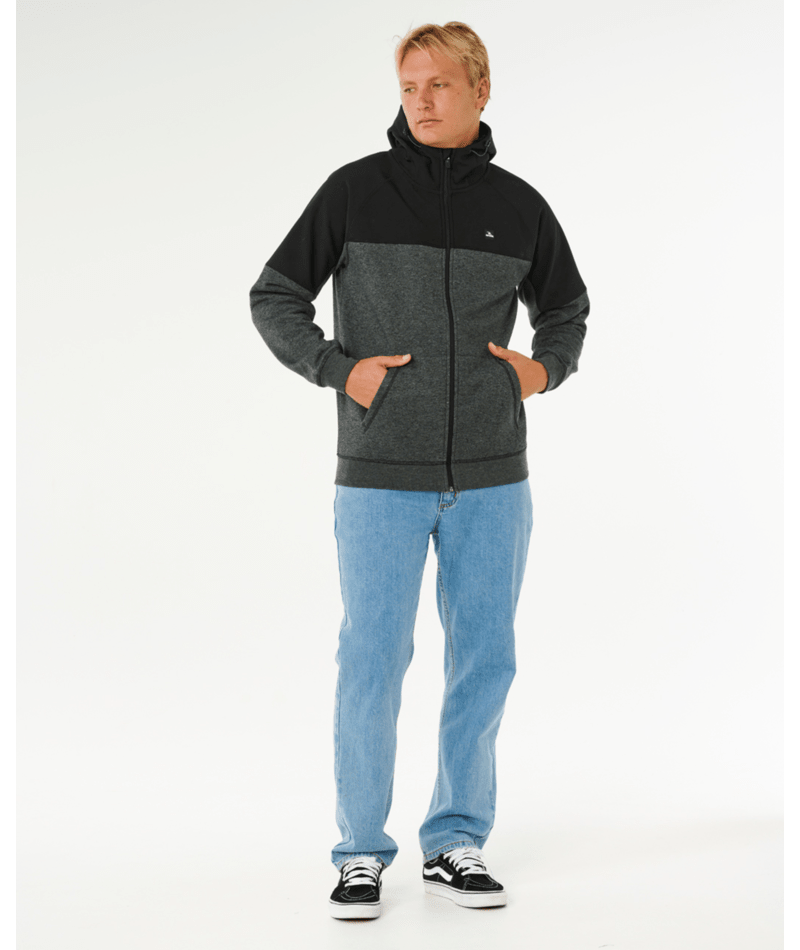 Rip Curl Anti Series Viral Zip Thru in BLACK