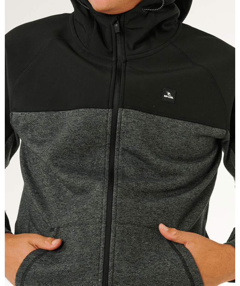 Rip Curl Anti Series Viral Zip Thru in BLACK
