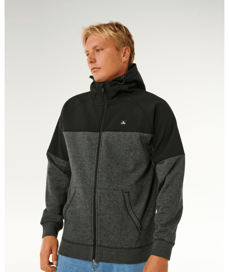 Rip Curl Anti Series Viral Zip Thru in BLACK