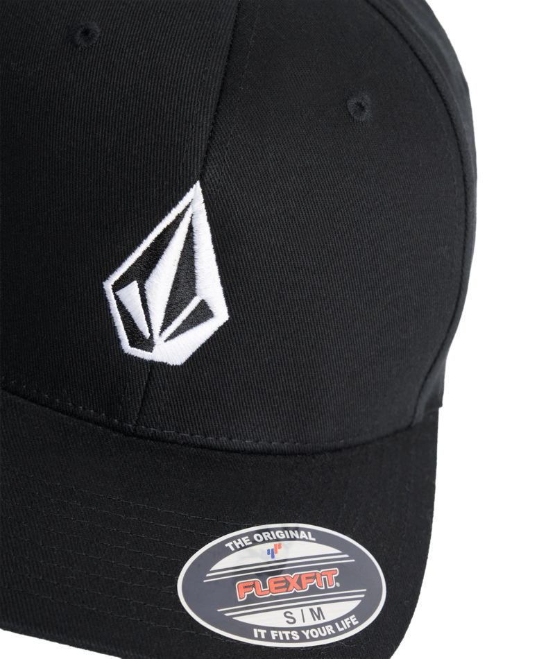 Volcom Full Stone Flexfit Hat in BLACK