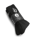 Volcom Full Stone Sock 3pk in BLACK