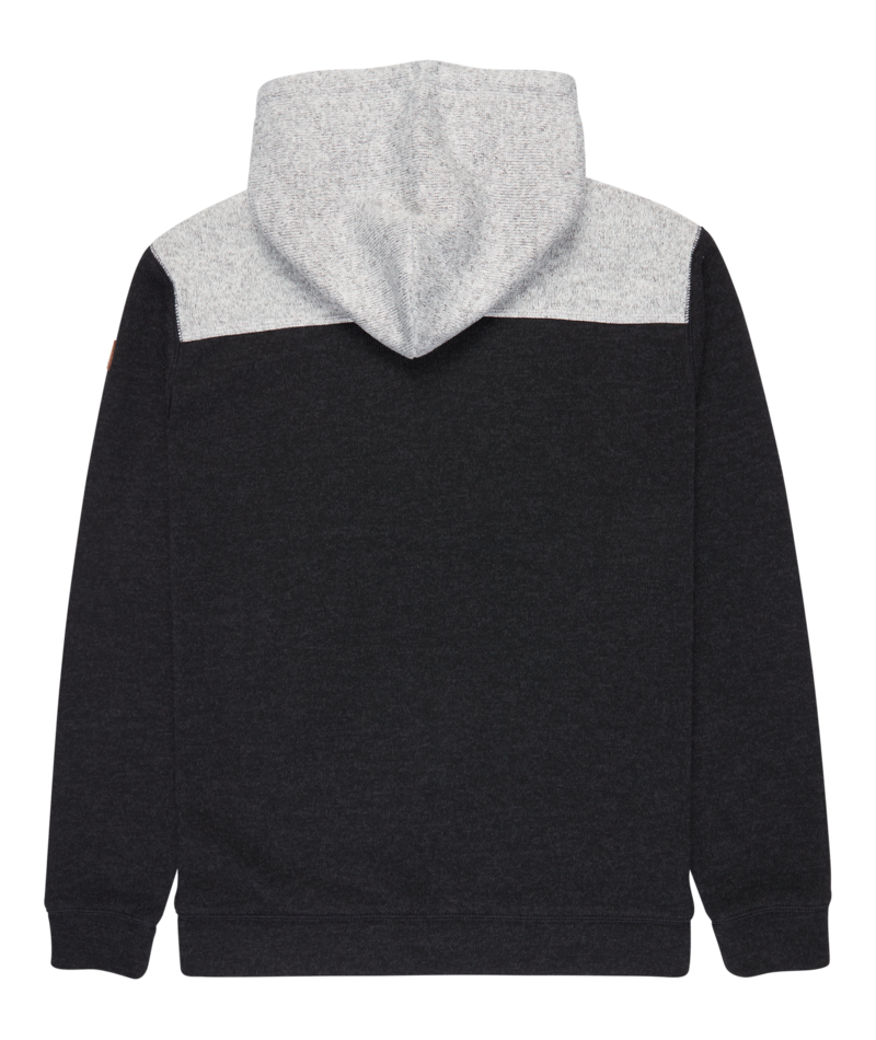 Quiksilver Keller Block Zip in BLACK HEATHER