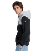 Quiksilver Keller Block Zip in BLACK HEATHER