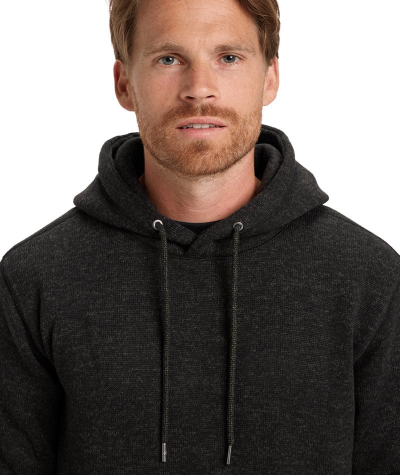 Quiksilver Keller Hoodie in BLACK HEATHER