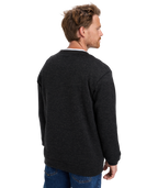 Quiksilver Keller Crew in BLACK HEATHER