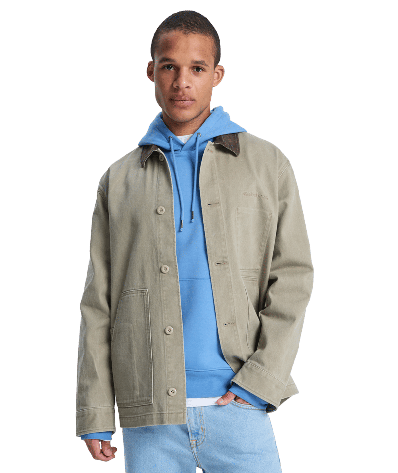 Quiksilver Surf Chores Coat in SENECA ROCK