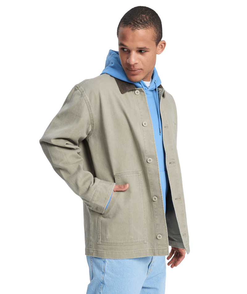 Quiksilver Surf Chores Coat in SENECA ROCK