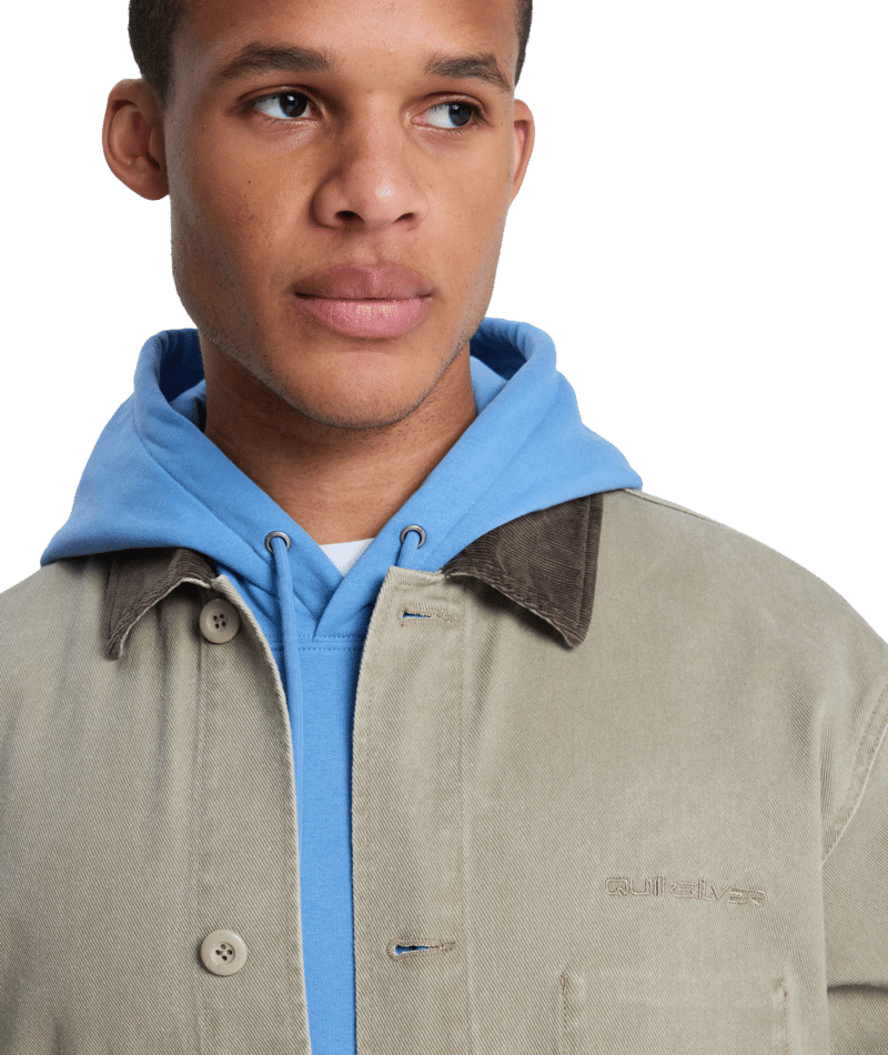 Quiksilver Surf Chores Coat in SENECA ROCK