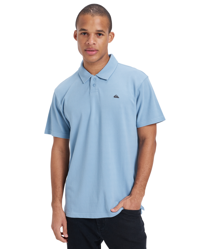 Quiksilver Mw Pique Polo in ASHLEY BLUE