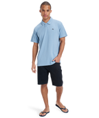 Quiksilver Mw Pique Polo in ASHLEY BLUE
