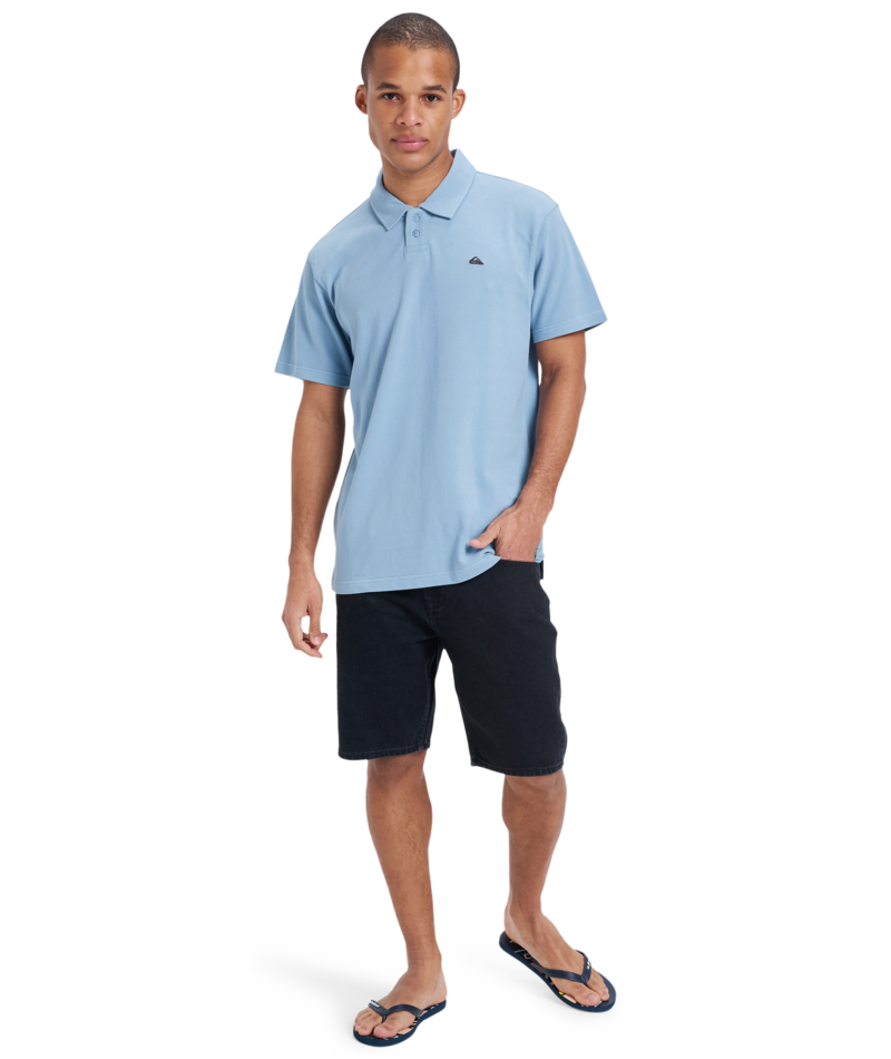 Quiksilver Mw Pique Polo in ASHLEY BLUE