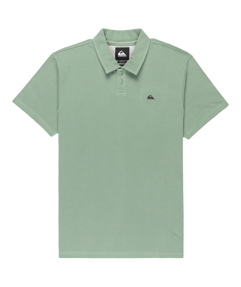 Quiksilver Mw Pique Polo in SEA SPRAY