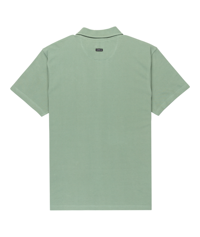 Quiksilver Mw Pique Polo in SEA SPRAY