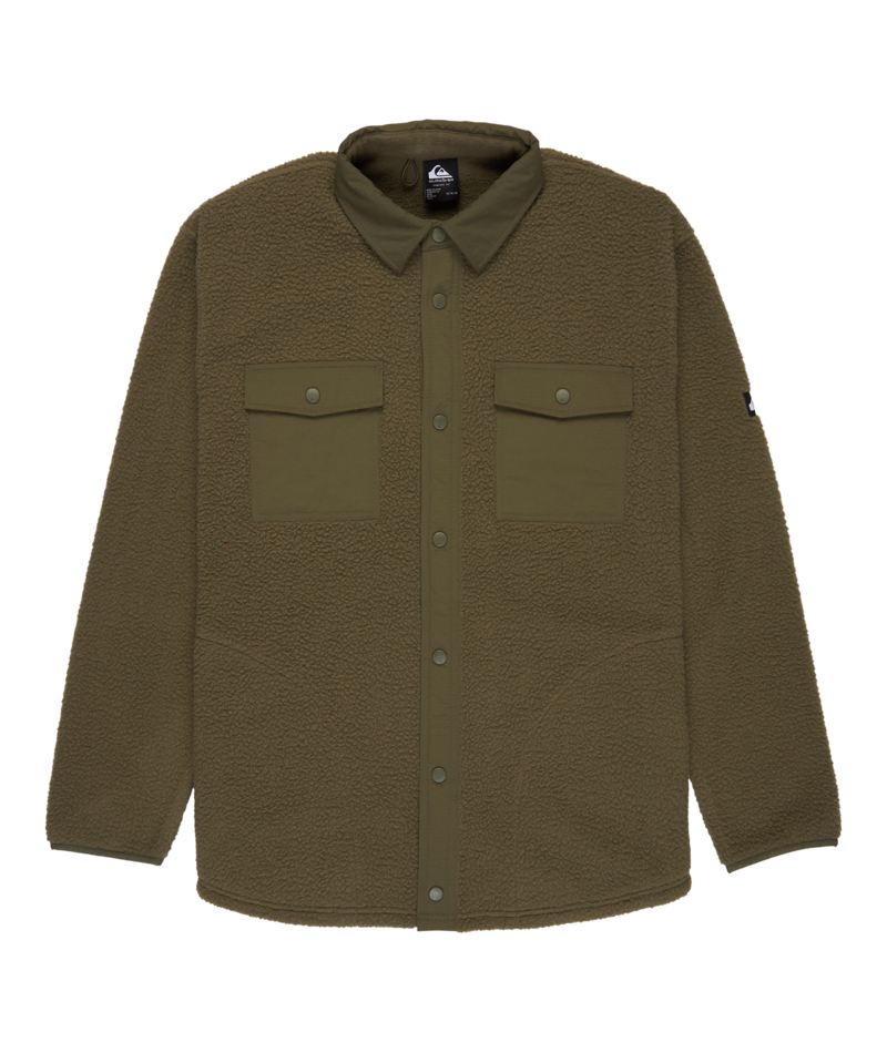 Quiksilver Clean Coast Shirt in GRAPE LEAF