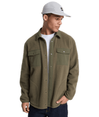 Quiksilver Clean Coast Shirt in GRAPE LEAF