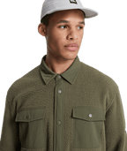 Quiksilver Clean Coast Shirt in GRAPE LEAF