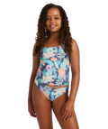 Roxy Active Floral Rg Tankini Set in VINTAGE INDIGO TROPICAL ADVENT
