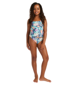 Roxy Active Floral Rg Tankini Set in VINTAGE INDIGO TROPICAL ADVENT