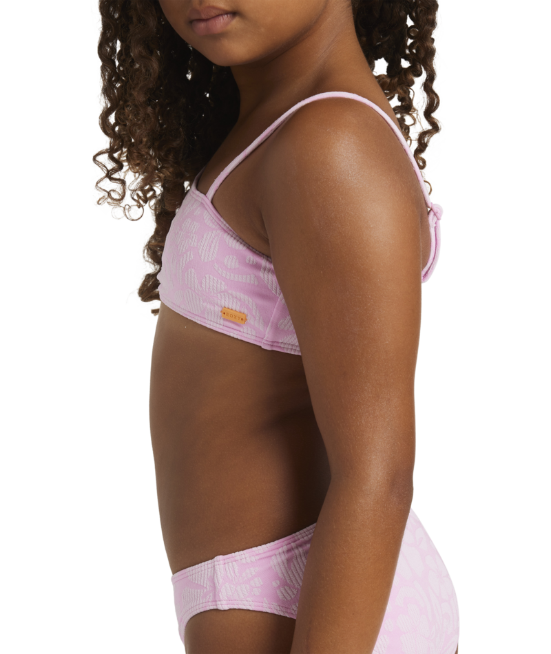Roxy Bico Paper Bralette Set in BONBON SHADOW TROPICS