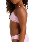 Roxy Bico Paper Bralette Set in BONBON SHADOW TROPICS
